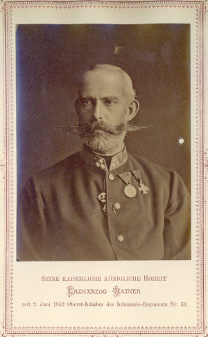 Erzherzog Rainer als Regimentsinhaber