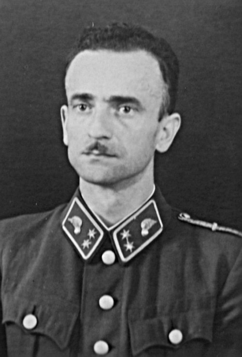 Oberleutnant Lacchini bei der B-Gendamerie